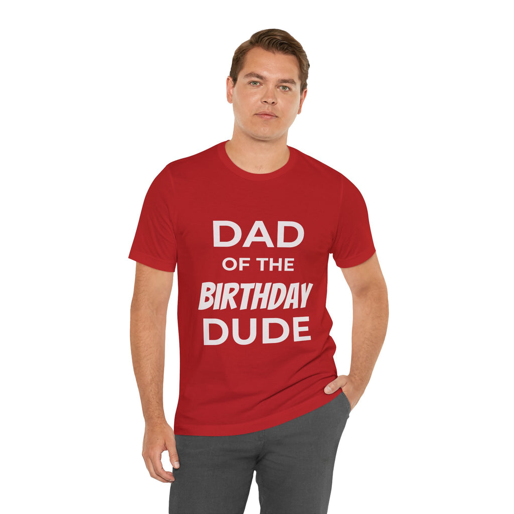 Custom Adult Birthday Crew Neck Tee - Unisex - Title/Role on front - Birthday person on front - Age on back