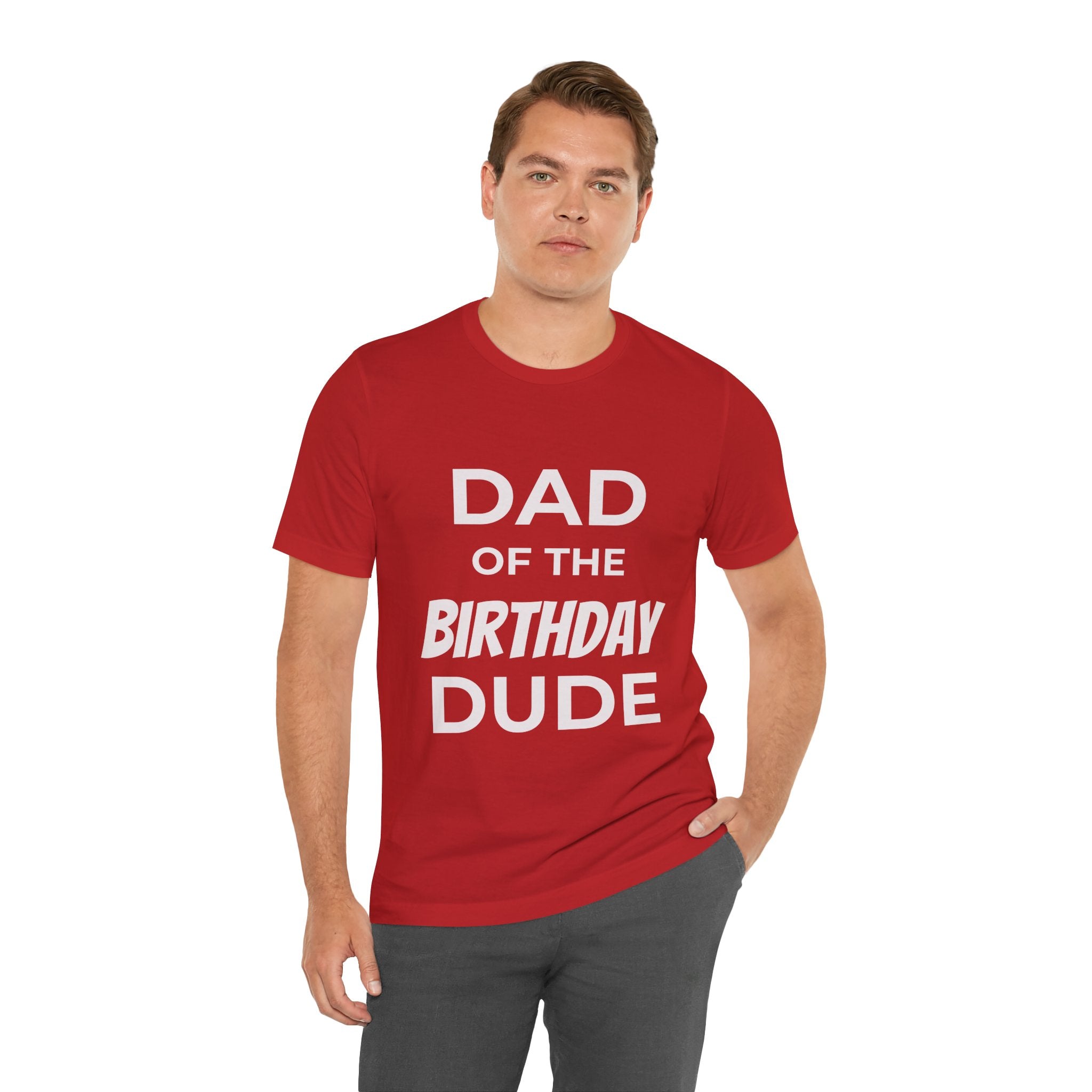 Custom Adult Birthday Crew Neck Tee - Unisex - Title/Role on front - Birthday person on front - Age on back
