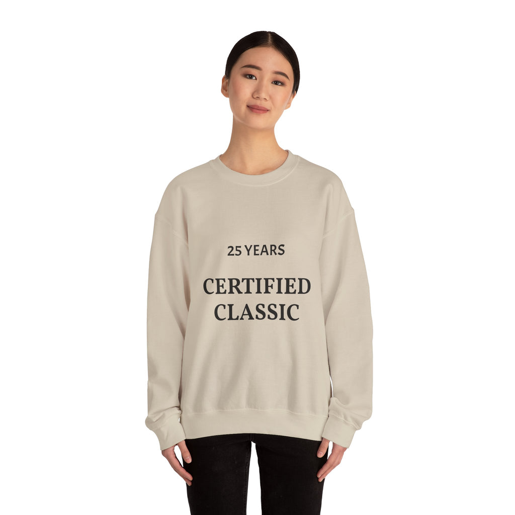 Crewneck Sweatshirt — "Certified Classic" Pullover