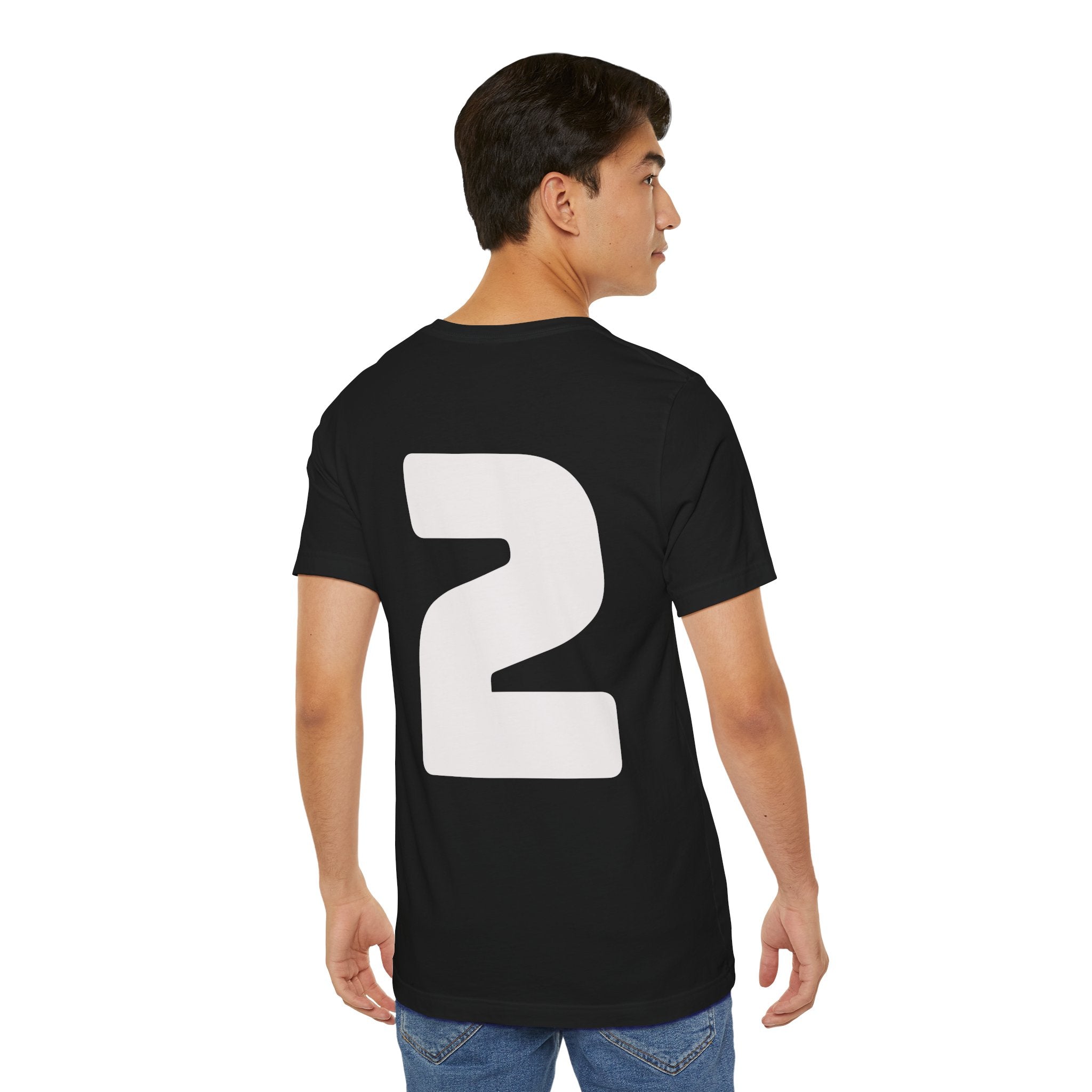 Custom Adult Birthday Crew Neck Tee - Unisex - Title/Role on front - Birthday person on front - Age on back