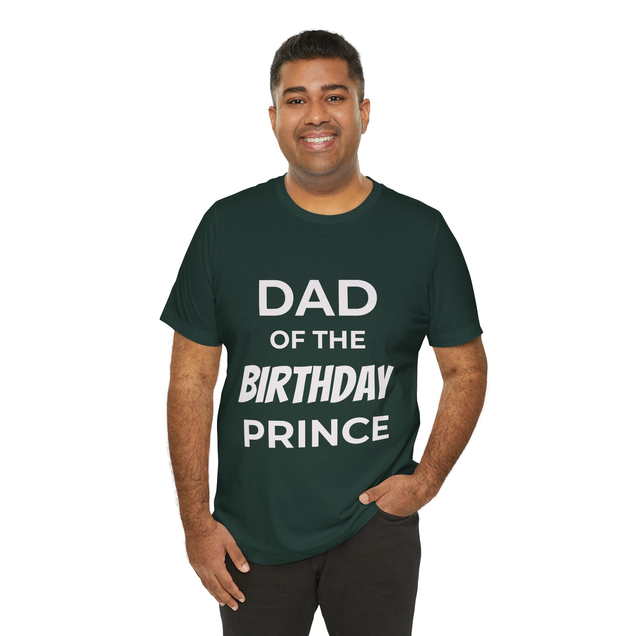 Custom Adult Birthday Crew Neck Tee - Unisex - Title/Role on front - Birthday person on front - Age on back