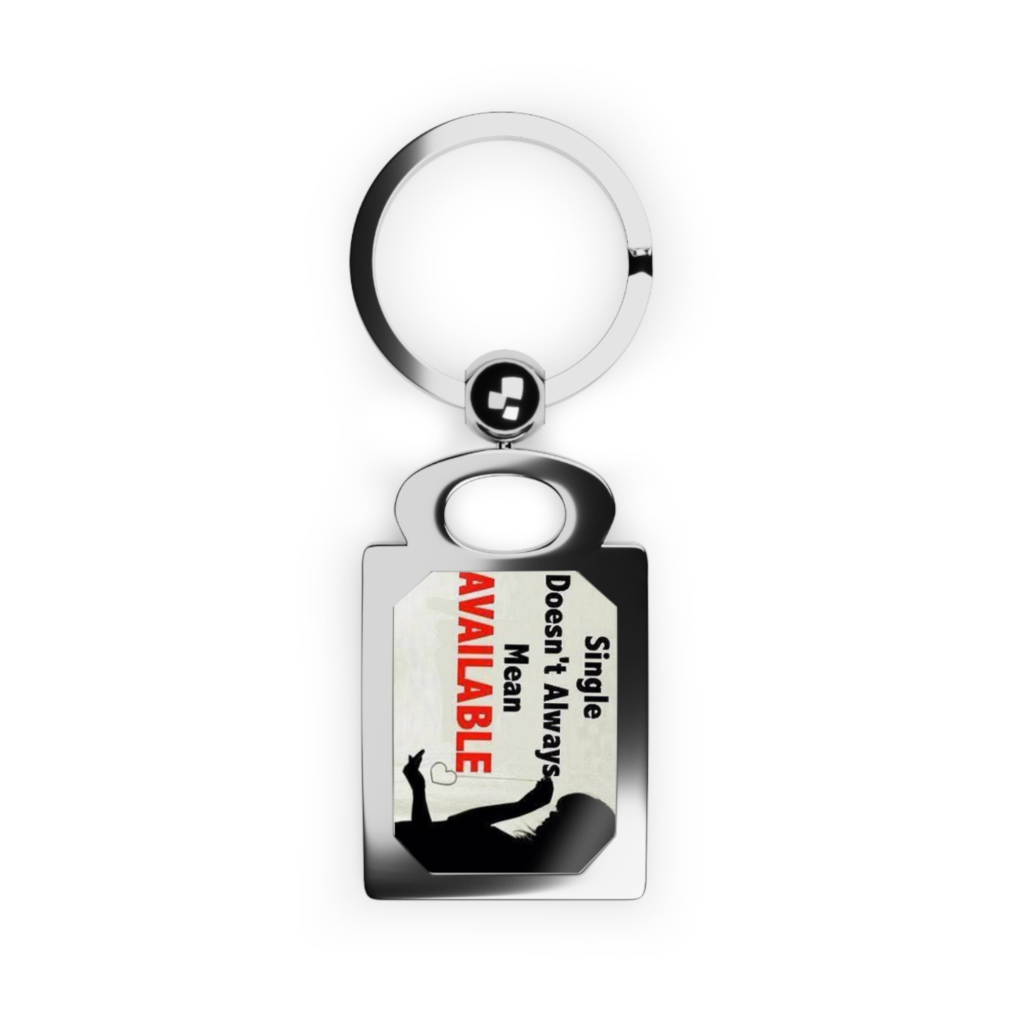 Stylish Photo Keyring Keychain