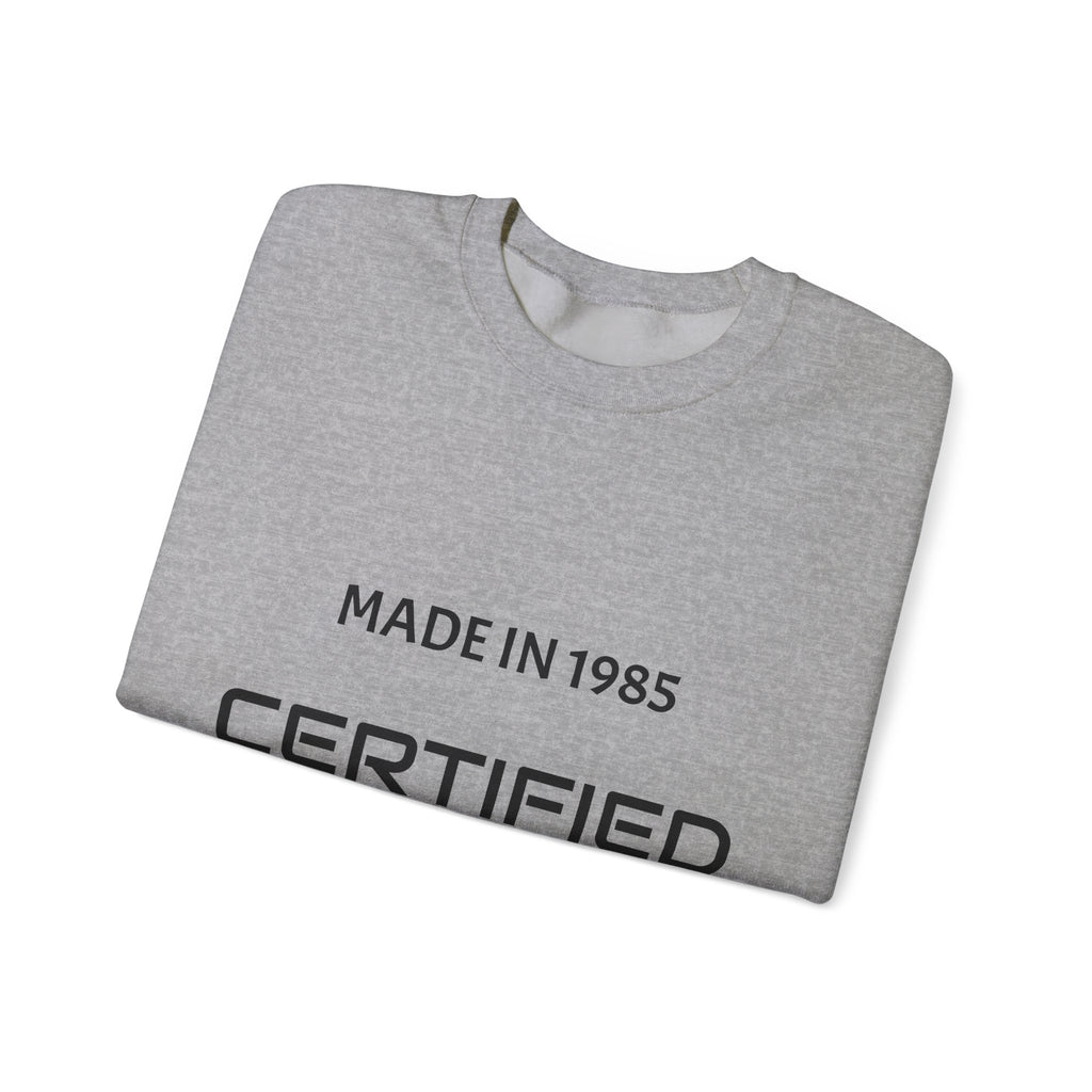 Crewneck Sweatshirt — "Certified Classic" Pullover