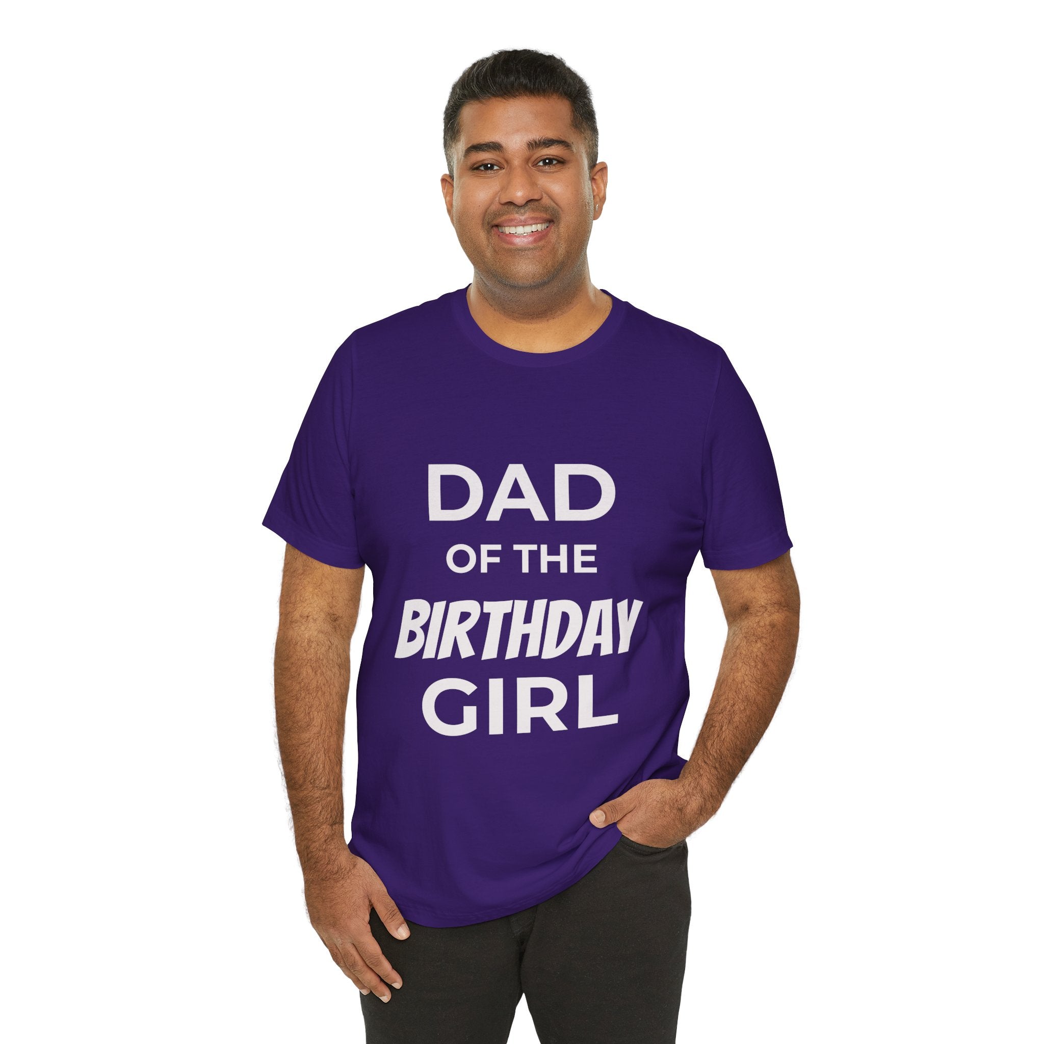 Custom Adult Birthday Crew Neck Tee - Unisex - Title/Role on front - Birthday person on front - Age on back