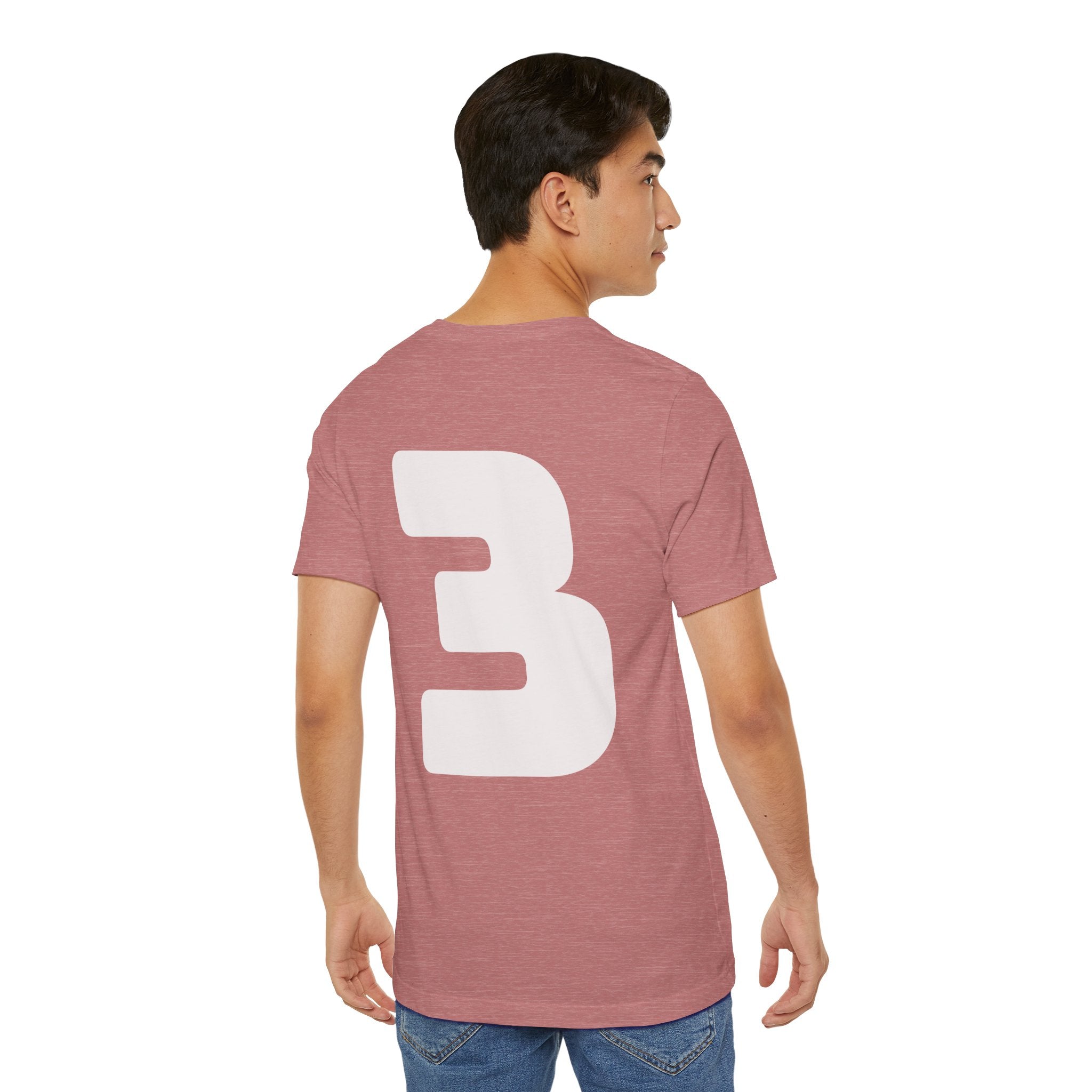 Custom Adult Birthday Crew Neck Tee - Unisex - Title/Role on front - Birthday person on front - Age on back
