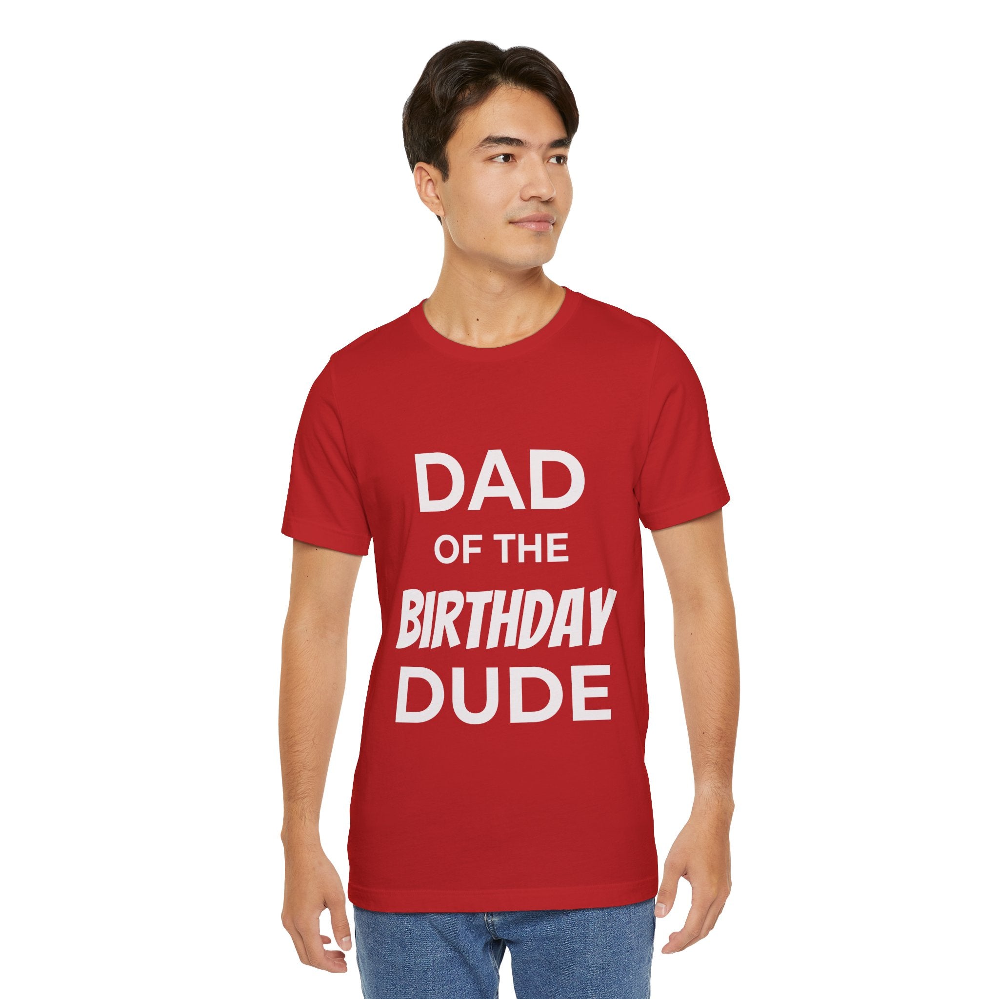 Custom Adult Birthday Crew Neck Tee - Unisex - Title/Role on front - Birthday person on front - Age on back