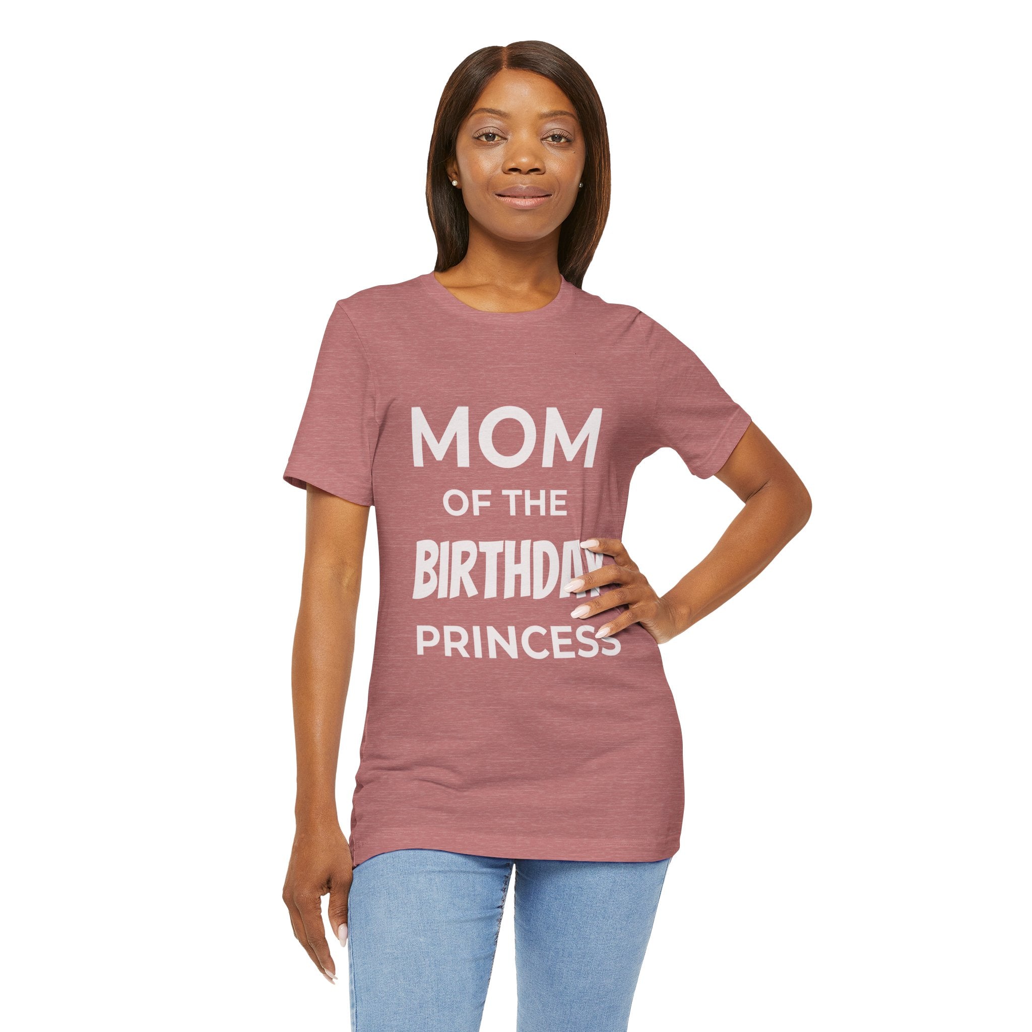 Custom Adult Birthday Crew Neck Tee - Unisex - Title/Role on front - Birthday person on front - Age on back