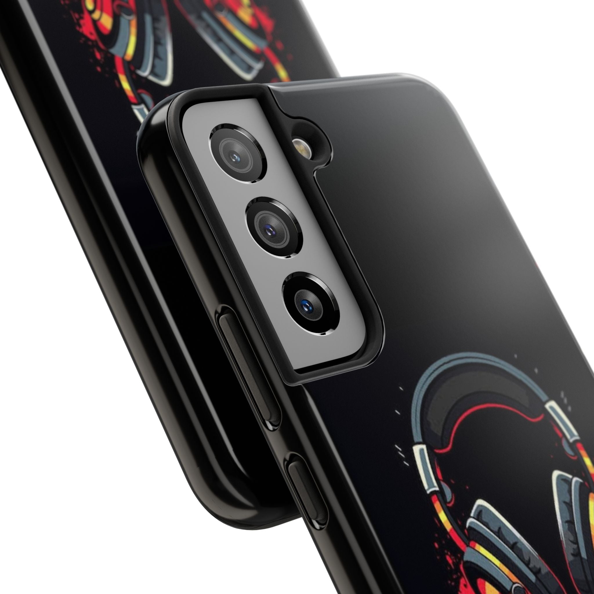 Gamer Life Tough Phone Case with Gamer Headset Design