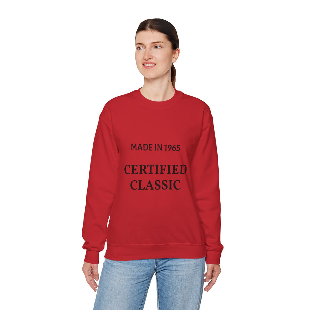 Crewneck Sweatshirt — "Certified Classic" Pullover