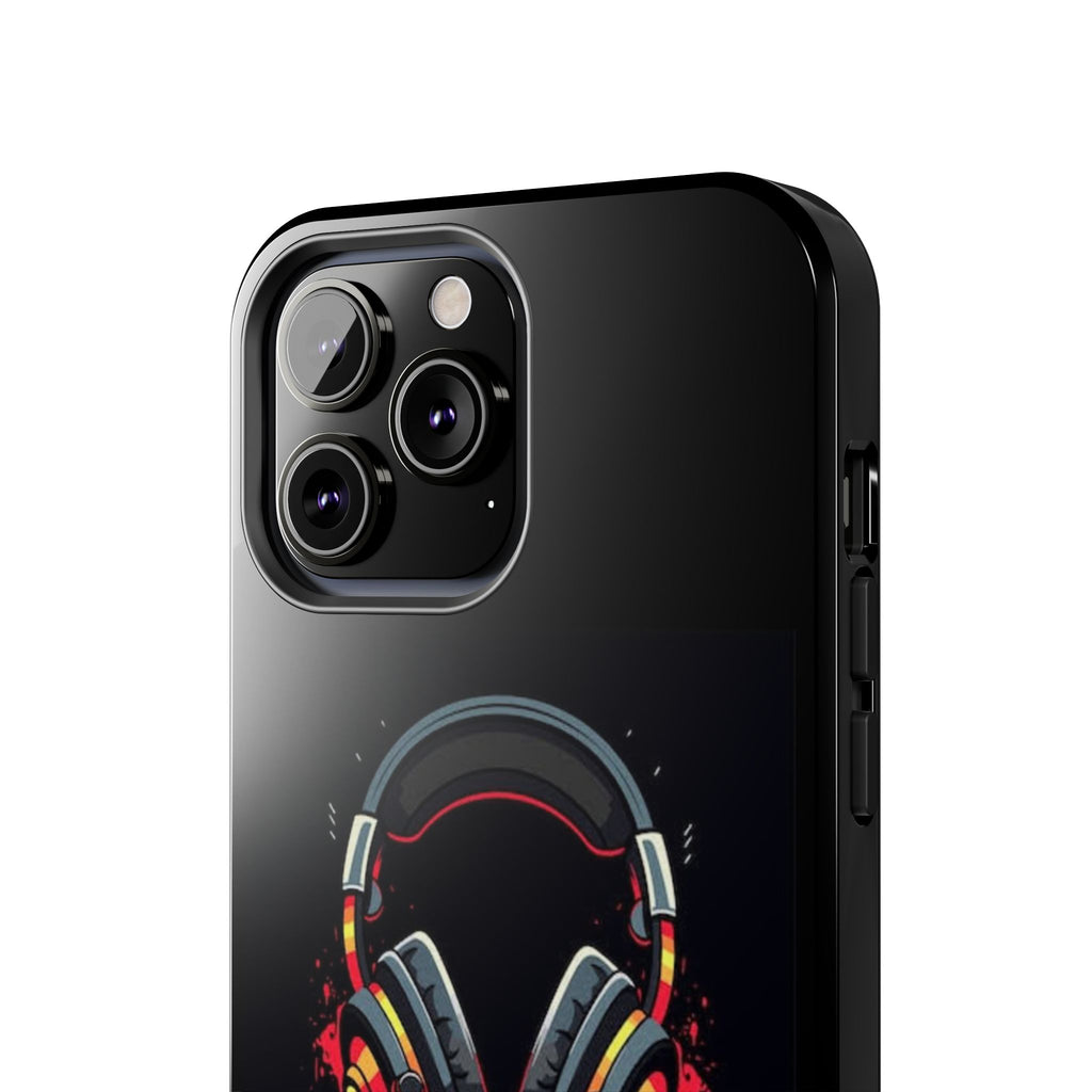 Gamer Life Tough Phone Case with Gamer Headset Design