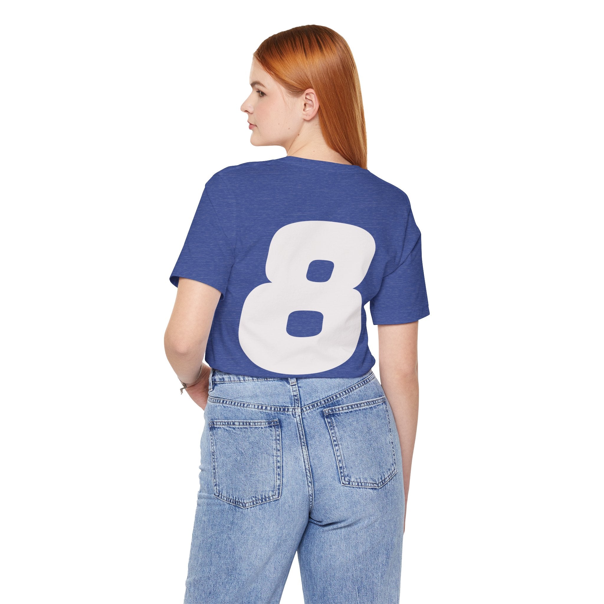 Custom Adult Birthday Crew Neck Tee - Unisex - Title/Role on front - Birthday person on front - Age on back