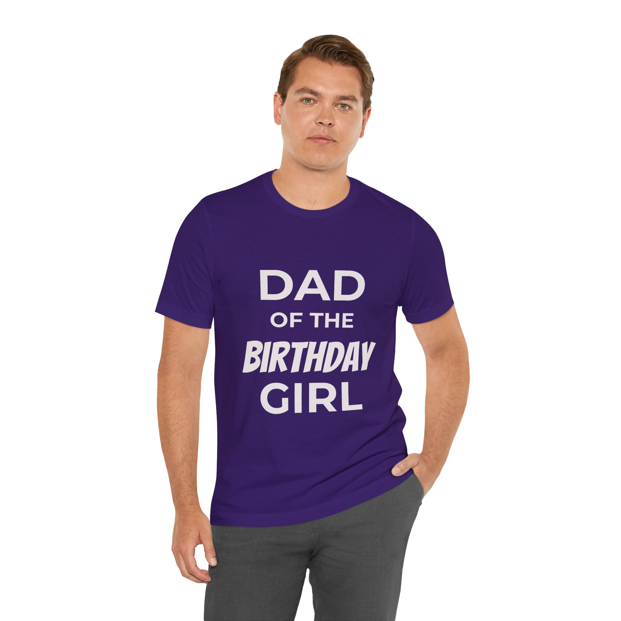 Custom Adult Birthday Crew Neck Tee - Unisex - Title/Role on front - Birthday person on front - Age on back