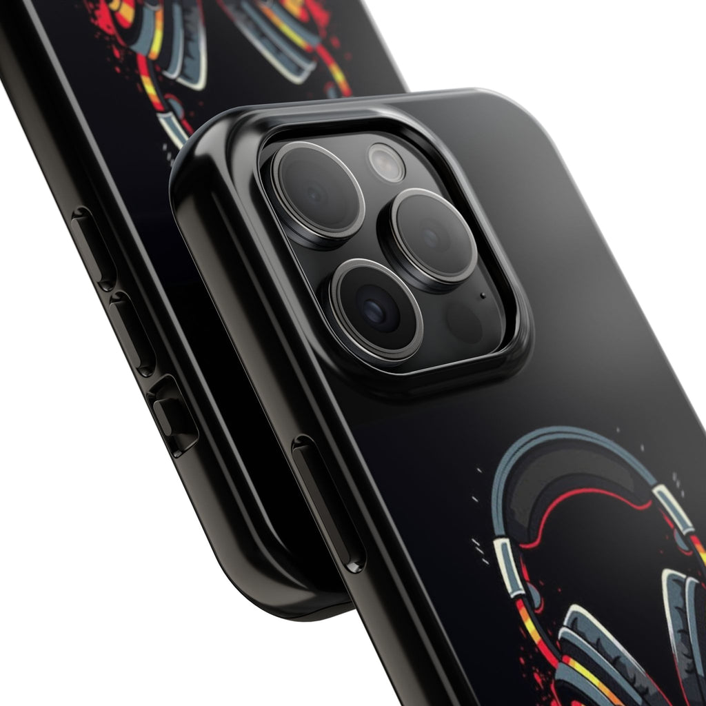 Gamer Life Tough Phone Case with Gamer Headset Design