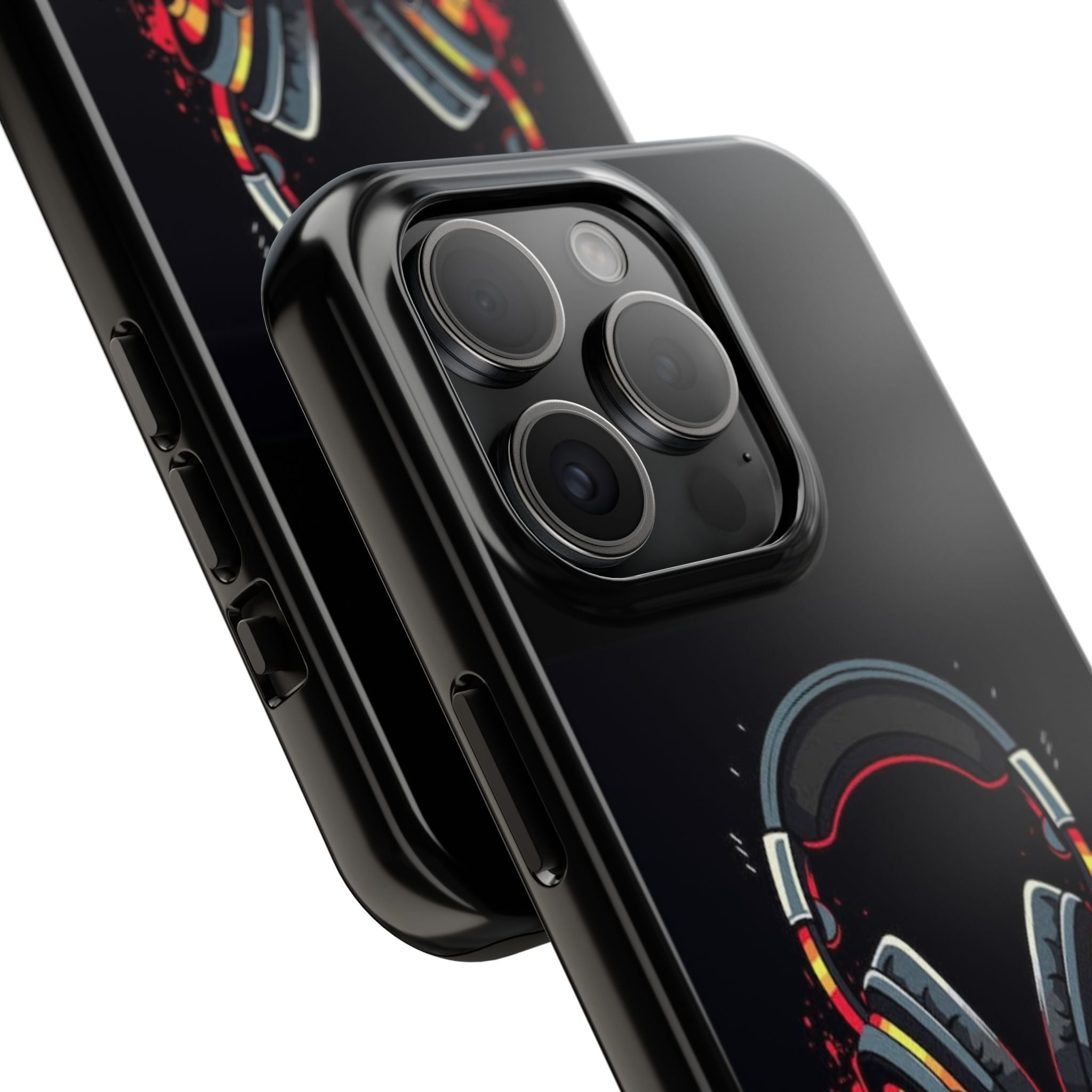 Gamer Life Tough Phone Case with Gamer Headset Design