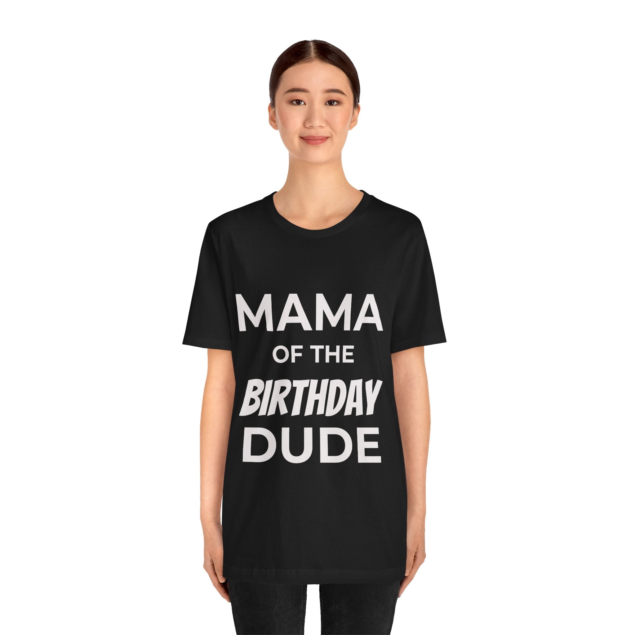 Custom Adult Birthday Crew Neck Tee - Unisex - Title/Role on front - Birthday person on front - Age on back