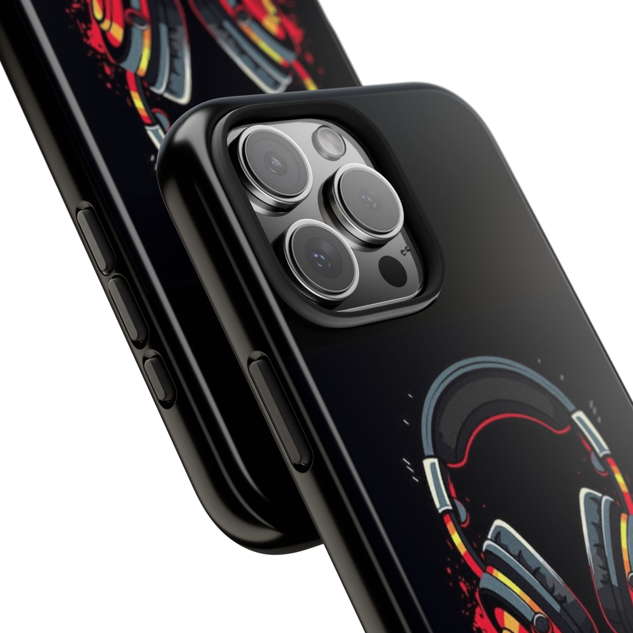 Gamer Life Tough Phone Case with Gamer Headset Design