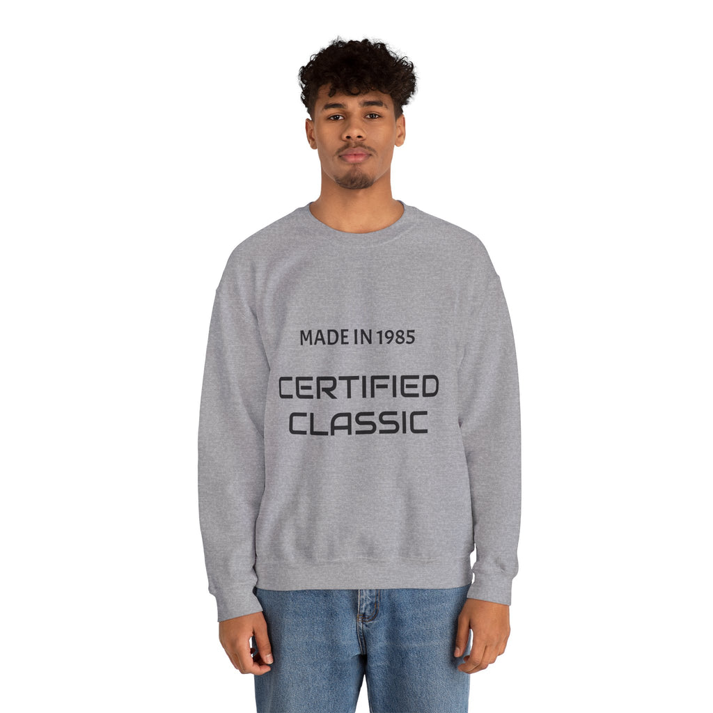 Crewneck Sweatshirt — "Certified Classic" Pullover