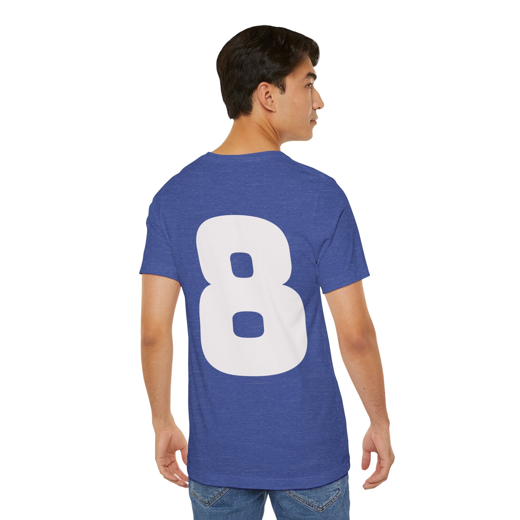 Custom Adult Birthday Crew Neck Tee - Unisex - Title/Role on front - Birthday person on front - Age on back