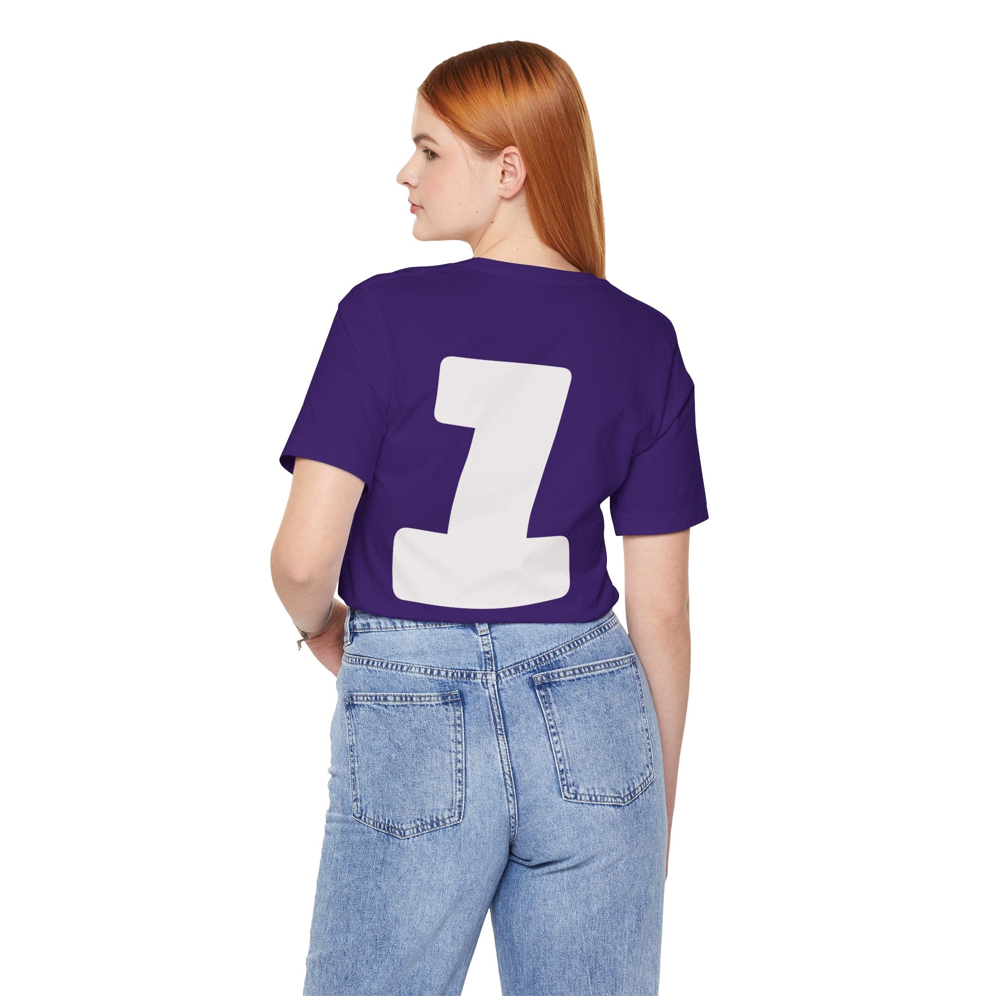 Custom Adult Birthday Crew Neck Tee - Unisex - Title/Role on front - Birthday person on front - Age on back